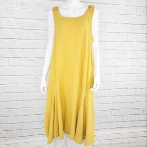 Oh My Gauze Dijon Sleeveless Jumper Dress Size:3(L/XL) GUC!
